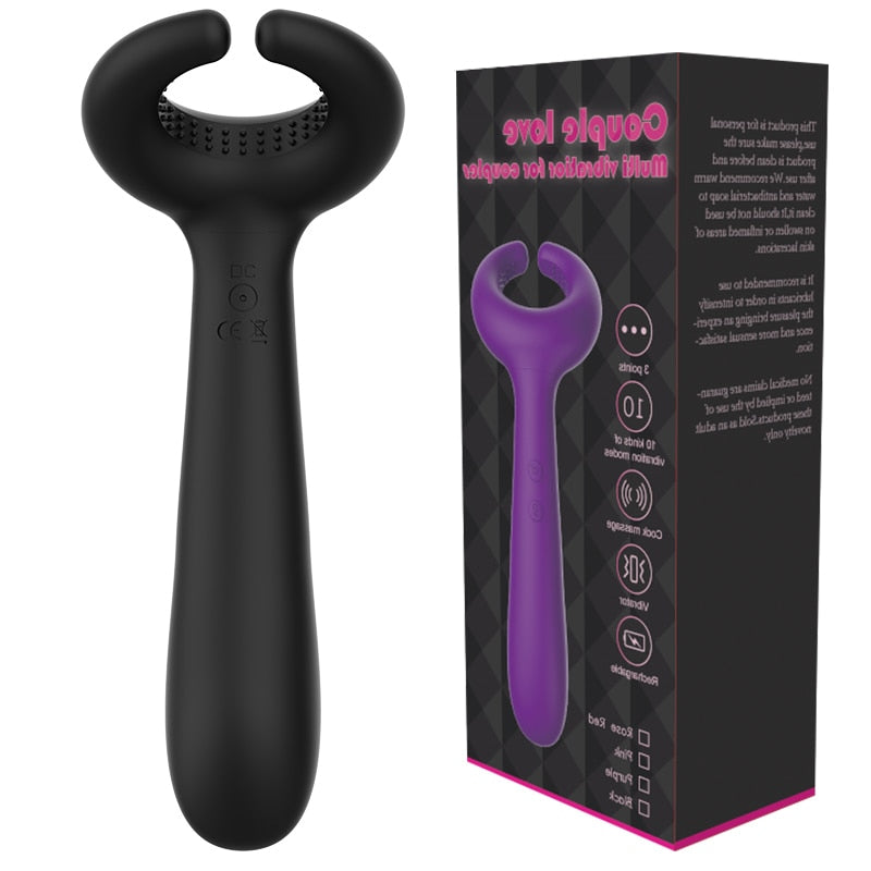 Couples Sex Toy Penis Vibrator with Ring,Powerful Dildo Vibrators for Women Clitoris Stimulate Massager Adult Orgasm Sex Product