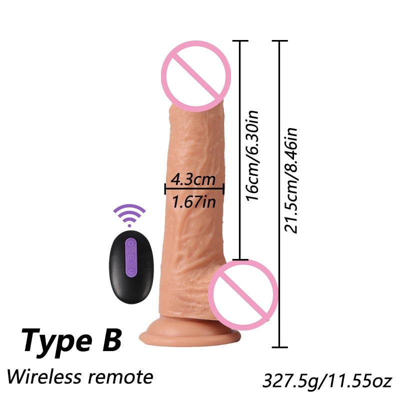 Super Big Vibrator Dildo with Suction Cup G Spot Vagina Massager Skin Feeling Realistic Cock Soft Material for Oral Sex Female