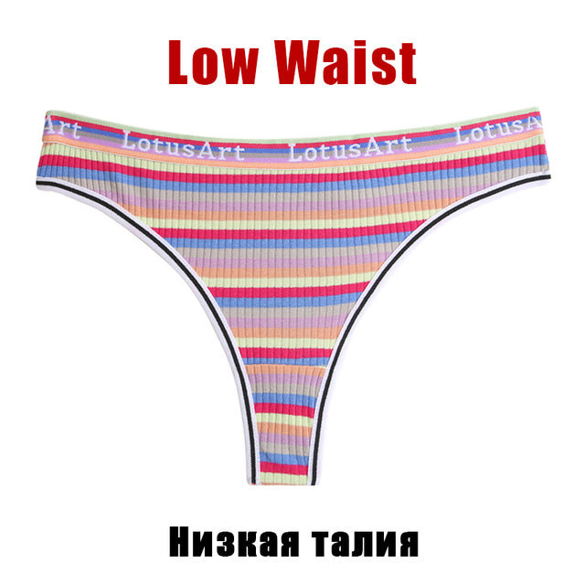 High Waist Women Knit Female S-XXL Hollow Out Thongs Seamless Panties Sexy Transparent G-String Girl Intimates Lingerie Big Size