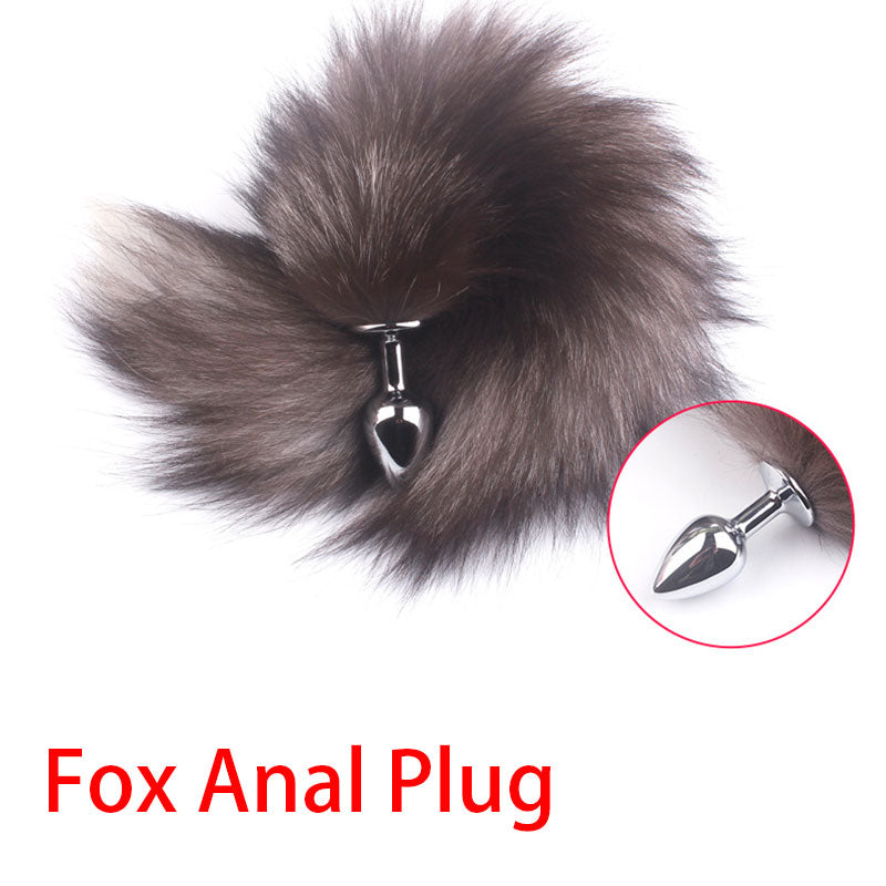 Anal Plug Sexy Fox Tail Anal Toys For Women Adult Sex Product Men Butt Plug Stainles Steel Anal Plug Sex Toys For Couple Cosplay