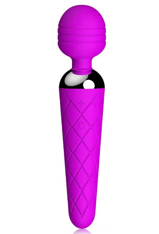 Powerful Dildo Vibrator AV Stick Magic Wand Clit Stimulator Body Massager USB Rechargeable Adult Sex Toy for Women Waterproof