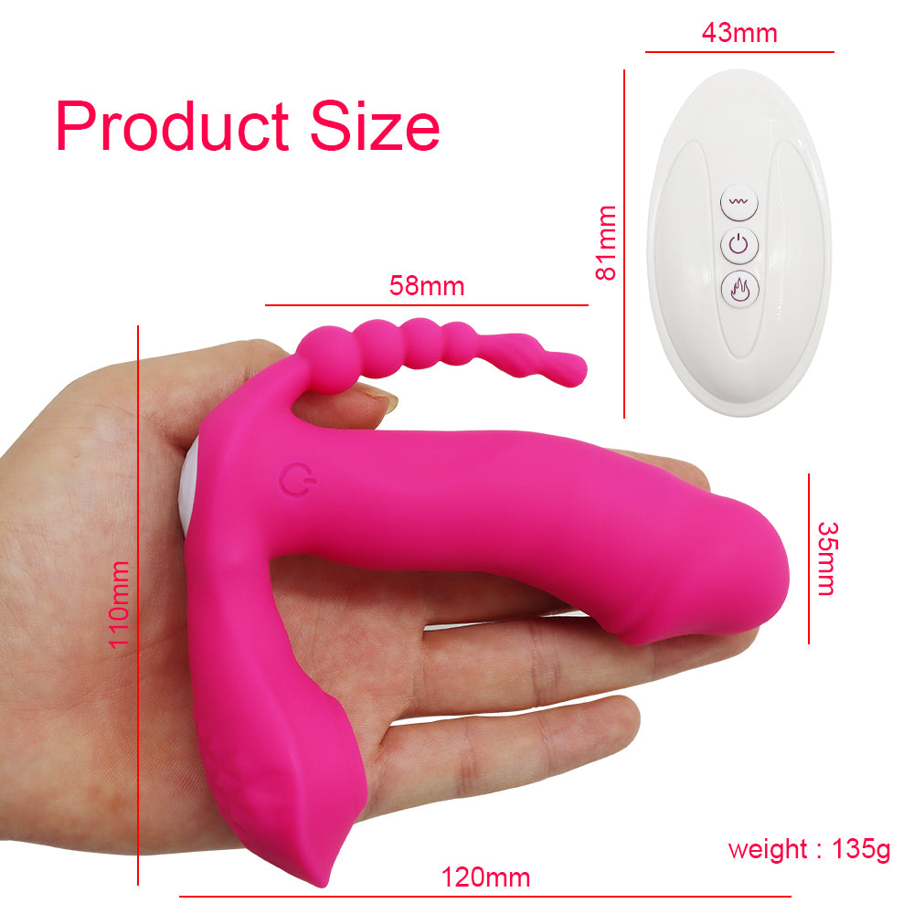 3 In 1 Sucking Vibrator For Women Dildo Clitoris Anal Vagina Stimulator G-Spot Vibration Erotic Sex Toys For Adult Gay Couple