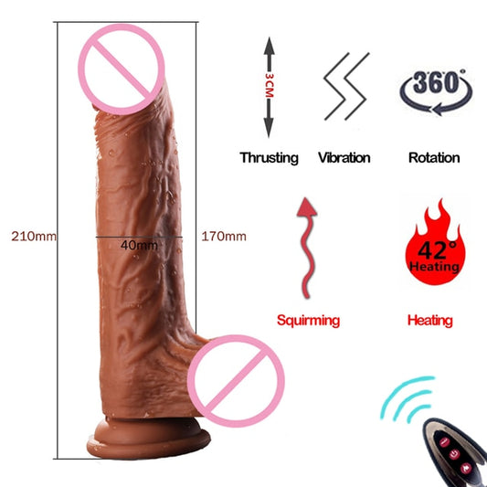 big dildo vibrator realistic penis suction cup dick dildos for women sex shop large phalos telescopic dildo sex toys for woman