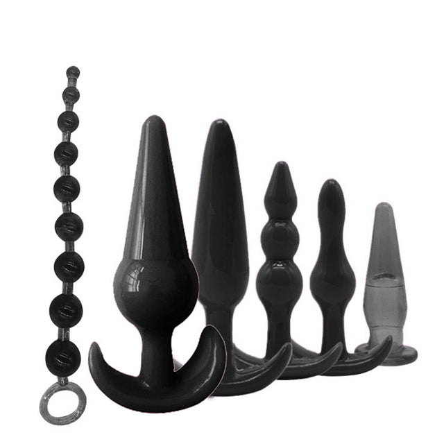 4-10 Pcs Vibrator Butt Anal Plug Set Vibration Anus Vibrating Butt Beads Kit Sexual Prostate Massager Adult Sex Toys For Couples