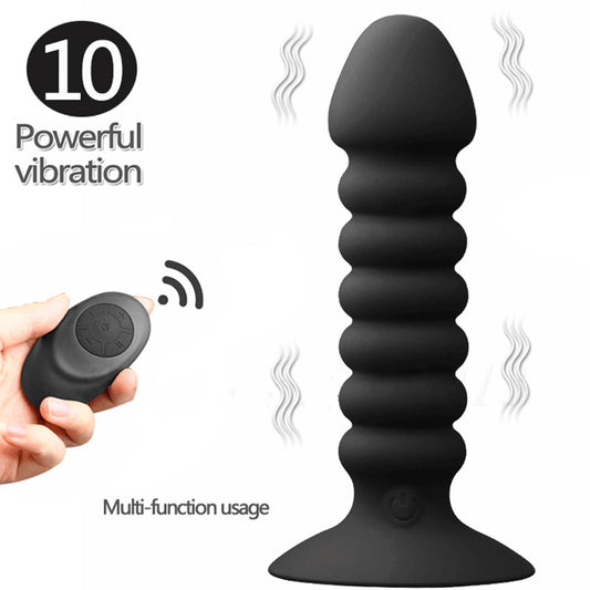 Wireless Remote Anal Sex Toys 10 Speeds Dildo Male Prostate Massager Strong Sucker Unisex Stimulator Anus Penis Vibrator